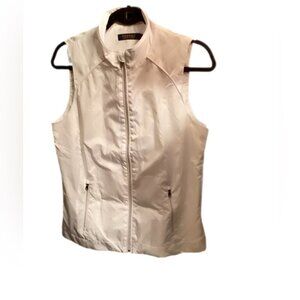 NWT Polo Golf Ralph Lauren Cream Outdoor Lightweight Casual Windbreaker vest M
